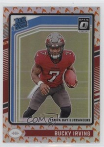 2024 Panini Donruss Optic Rated Rookie Fire Prizm Bucky Irving #216 Rookie RC