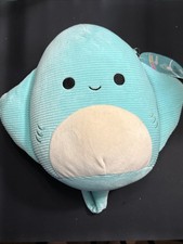 Maggie the Stingray Squishmallow 7.5" Teal Blue Torquoise Spots