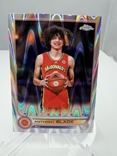 Anthony Black 2022 Topps Chrome McDonald's All American -RayWave #14 (scratched)