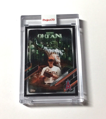 Shohei Ohtani Topps Project 70 #550 by The Shoe Surgeon