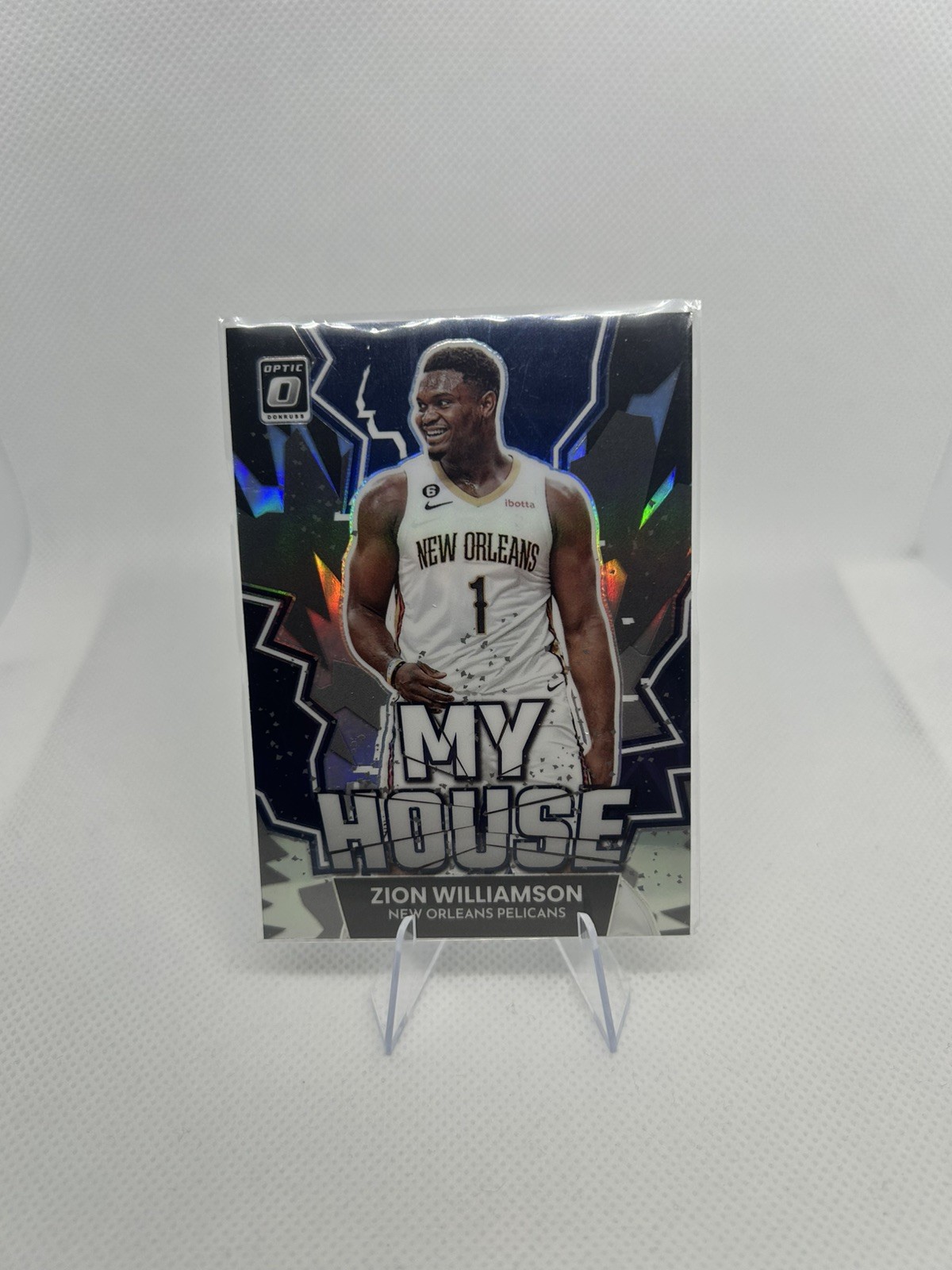 NBA 2022-23 Donruss Optic Zion Williamson My House Silver Holo Prizm #20 NOP