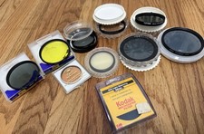 Camera lens Filter Lot 58mm 72mm 49mm Hoya Tiffen Kodak Ednalite Photography 10