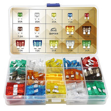 140 Pcs Fuses Automotive Kit - Blade Auto Fuse Assortment Standard and Mini Car