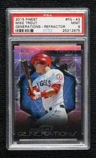 2015 Topps Finest Generations Refractor 14/25 Mike Trout #FG-43 PSA 9 MINT gp1
