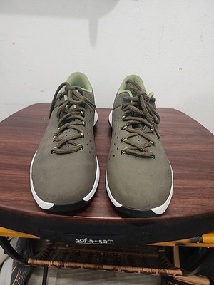 Nike Lunar HYPERREV Low Ext Mens Basketball Shoes Dark Green White 802557-300 13