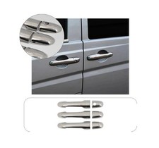 T&uuml;rgriff Chrom Edelstahl f&uuml;r Mercedes Vito W639 2003-2010 3 T&uuml;rer 6 St&uuml;ck