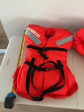 Type I Orange  Offshore Vest/Jacket with Reflective Panels ( lot of 2) HISC