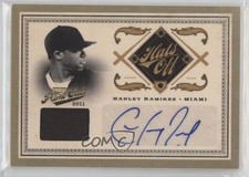 2011 Playoff Prime Cuts Hats Off Materials Signatures /5 Hanley Ramirez Auto 1v1