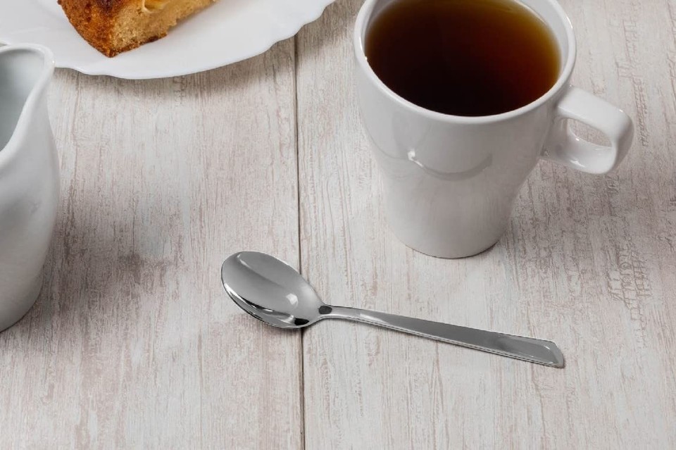 Cuillères à Expresso en Acier Inoxydable 20 Pcs pour Café Sucre Dessert Gâteau Crème Glacée Soupe Antipasto (Or