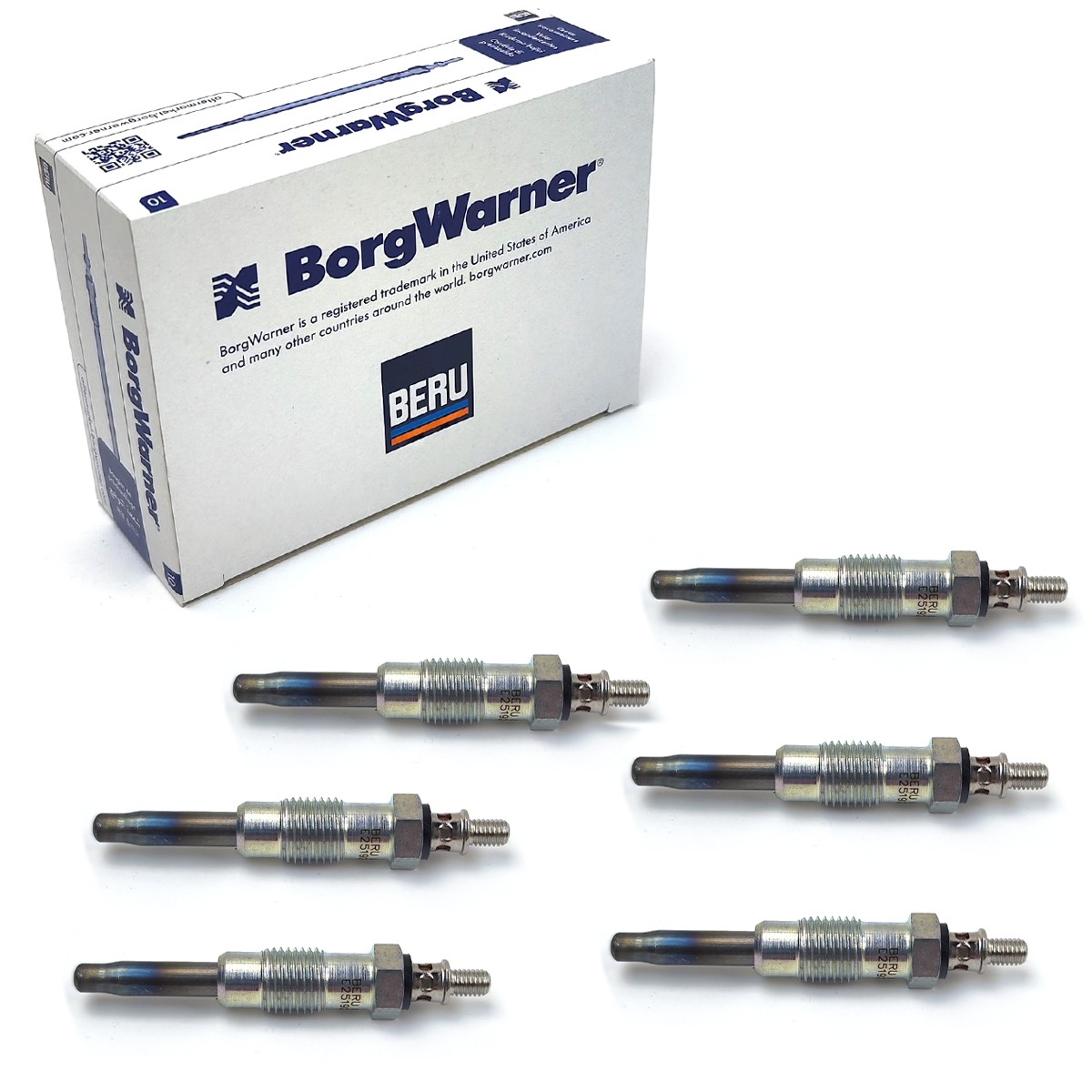 6X Beru Glow Plug GN909 For BMW Alfa Romeo Audi Citroën Chrysler 1.9 2.4 2.5 D