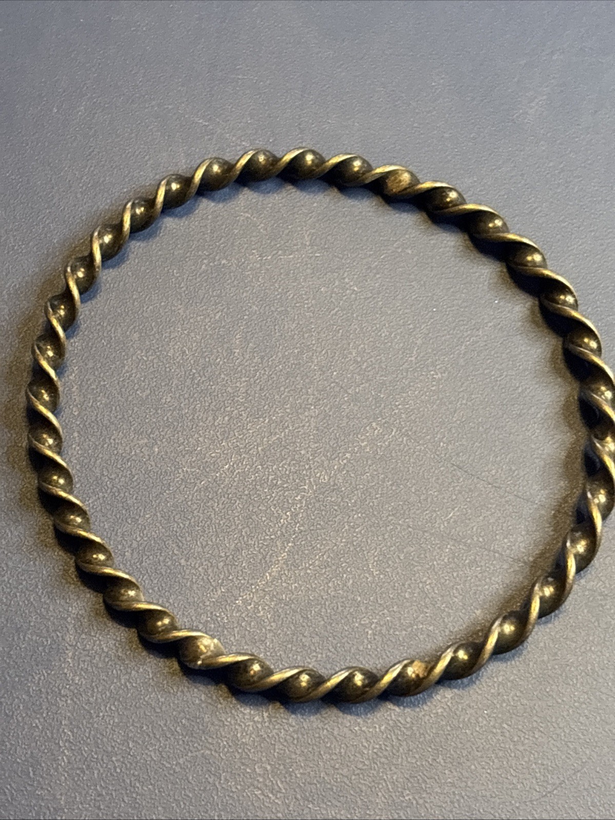 Twisted Brass Bangle - image 2