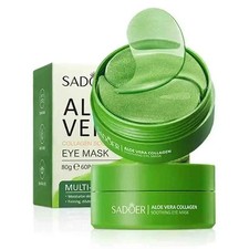 60 Pcs Under Eye Pads Aloe Vera Collagen Mask Hydrating Anti Aging Wrinkles