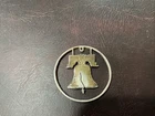 Cut Coin Pendant Genuine 90% Silver Franklin Half Dollar.