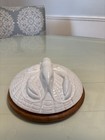 Blue Sky White Ceramic Embossed Lobster W/Scallops Covered Veggie Dish 2007 — photo 8