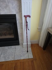 NEW Walking Cane for Foldable and Adjustable from 32-37 Inches. Floral Design