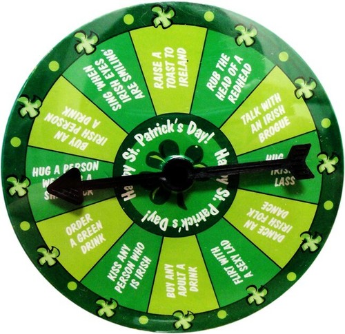 Irish Pin-It & Spin-It Fiesta Adulto Juego Spinner Día de San Patricio Novedad Juguete - Imagen 2 de 4