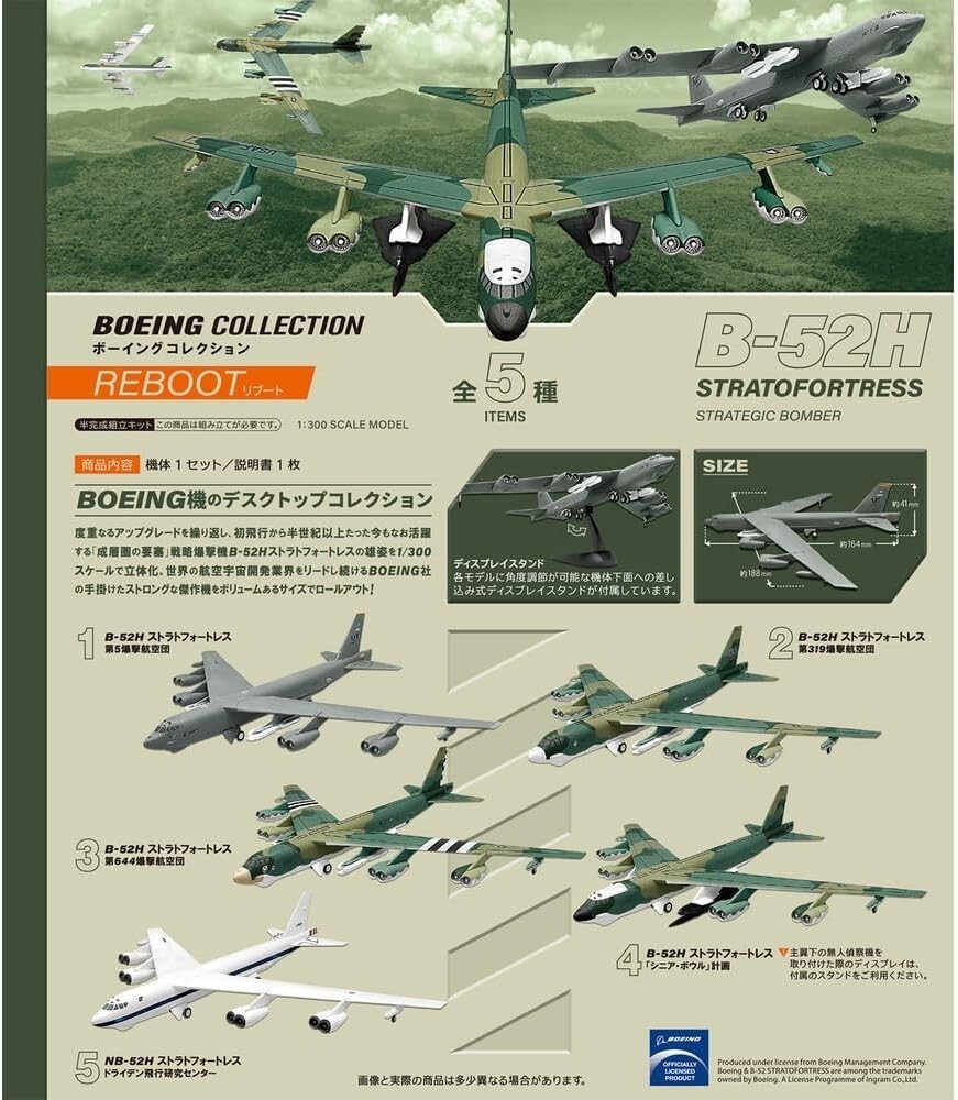 Boeing B-52H B−29 SUPER−G 雷電BOEING プラモデル Boeing B-52 B-52H Stratofortress 20th BS 