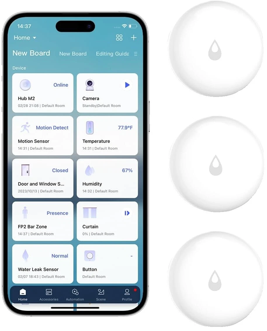 Google Assistant Home Security Sensors and Motion Detectors