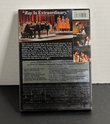 Ray DVD Movie Ray Charles Biopic Full Screen Jamie Foxx NEW SEALED