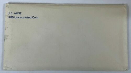 E1 1980 P D US Mint Set 13 coins PHILADELPHIA DENVER Uncirculated - Picture 1 of 3