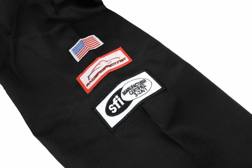 JR FIRE SUIT RACE SUIT SAFETY JACKET SFI 3.2A/1 BLACK SIZE KIDS 12-14 - 第 6/10 張圖片