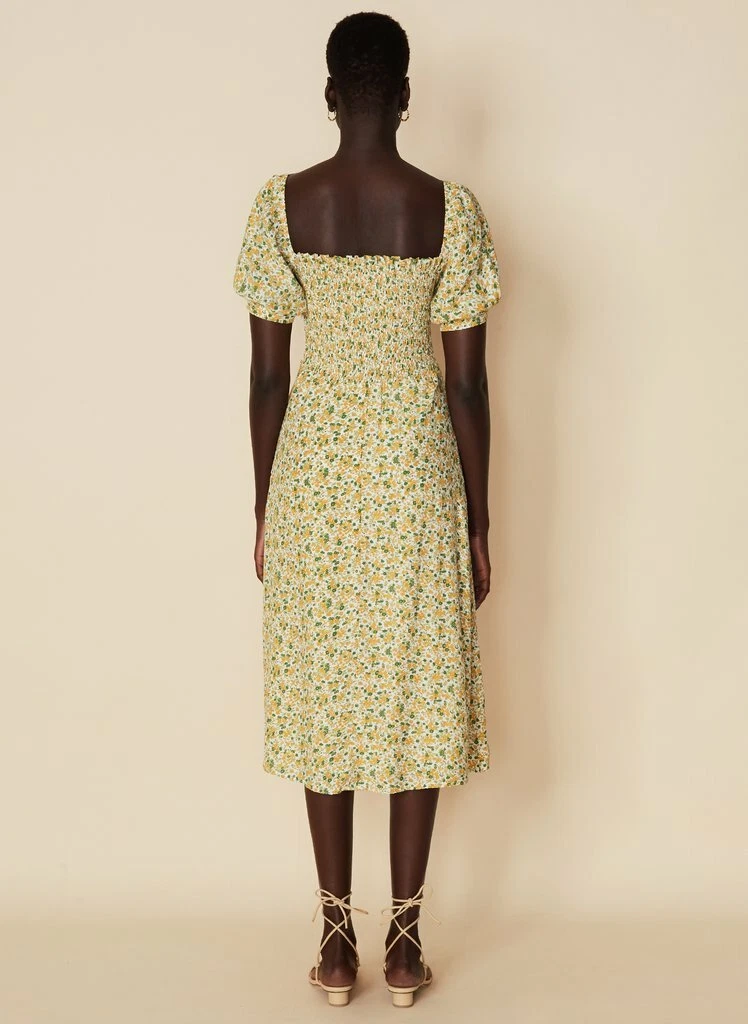 Faithfull the brand Olympia Midi Dress Rosemary Floral Print | eBay