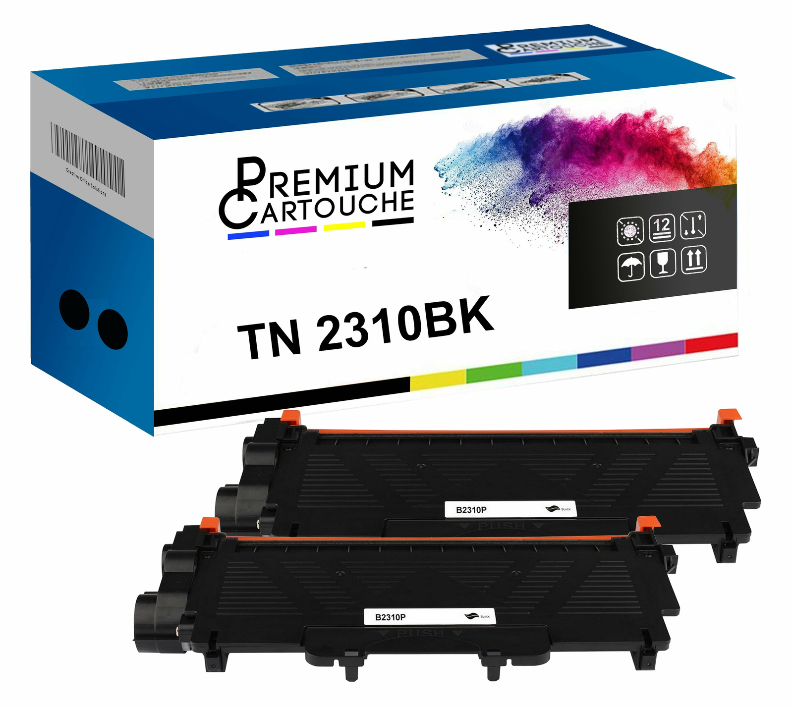 Toner TN-2310 noir evite les bavures sur vos textes laser