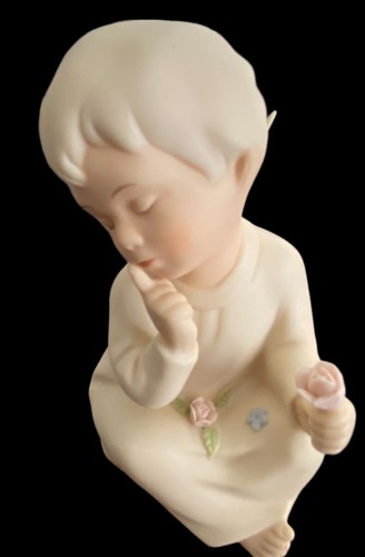 Figurina angelo vintage HOMCO biscotto porcellana 1991 made in Japan - Foto 2 di 15