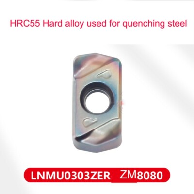 HRC55 LNMU0303ZER-MJ ZM8080 Fast forward feed blade Milling Insert For EXN03R