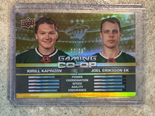 24-25 Upper Deck Series 1 Gaming CO-OP Gold #CGO-10 KAPRIZOV ERIKSSON EK /25