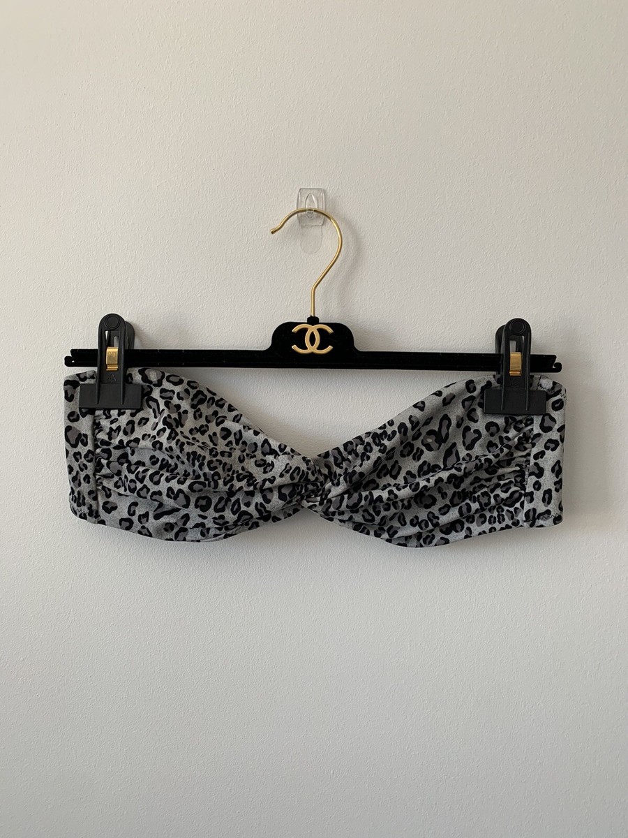 grey bandeau bikini