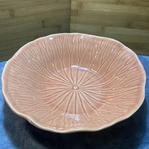 Metlox 9pc Set Potteries California Plates Bowls Serving Dish Mugs Pink Lotus - Picture 4 of 20