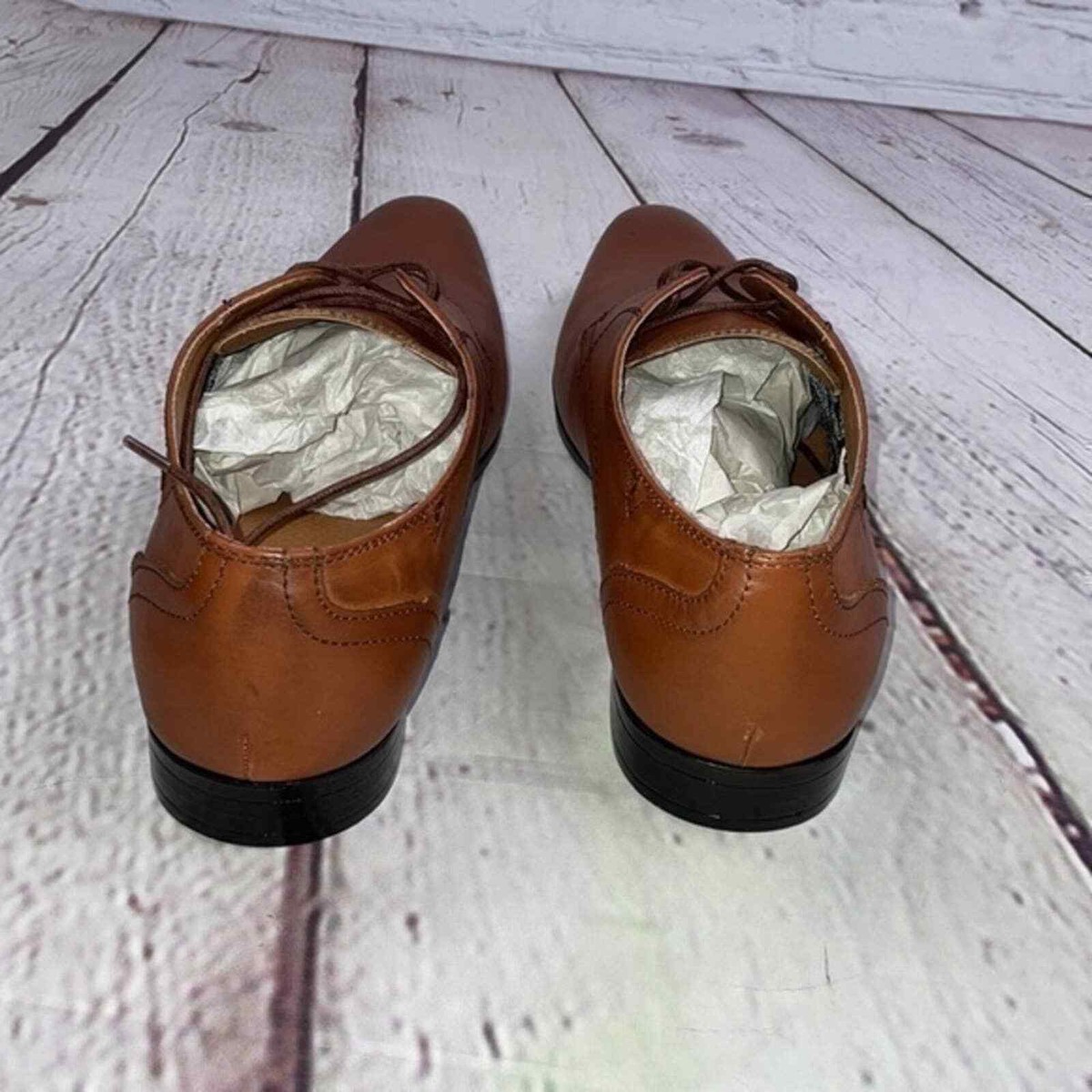 New in box Guess light brown leather shoes 11 | eBay