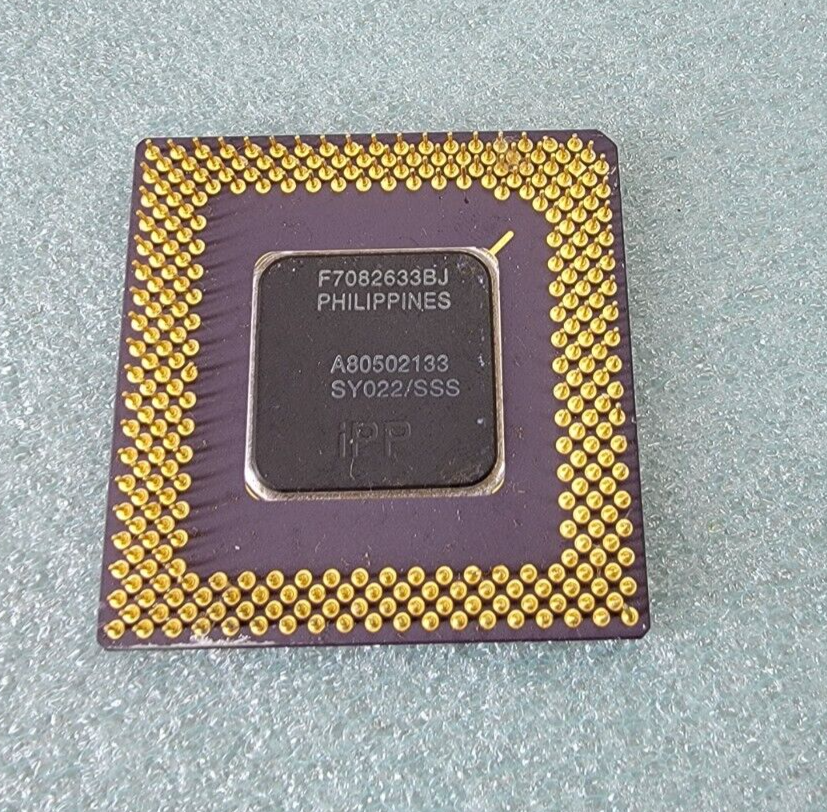 Intel Pentium 133MHz CPU Socket 577 A80502133 SY022, Vintage