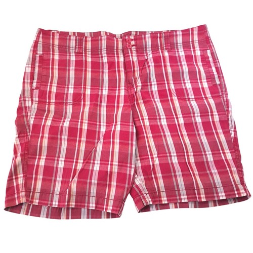 Route 66 Plaid Shorts Casual Everyday Comfort Preppy Pockets Size 13/14