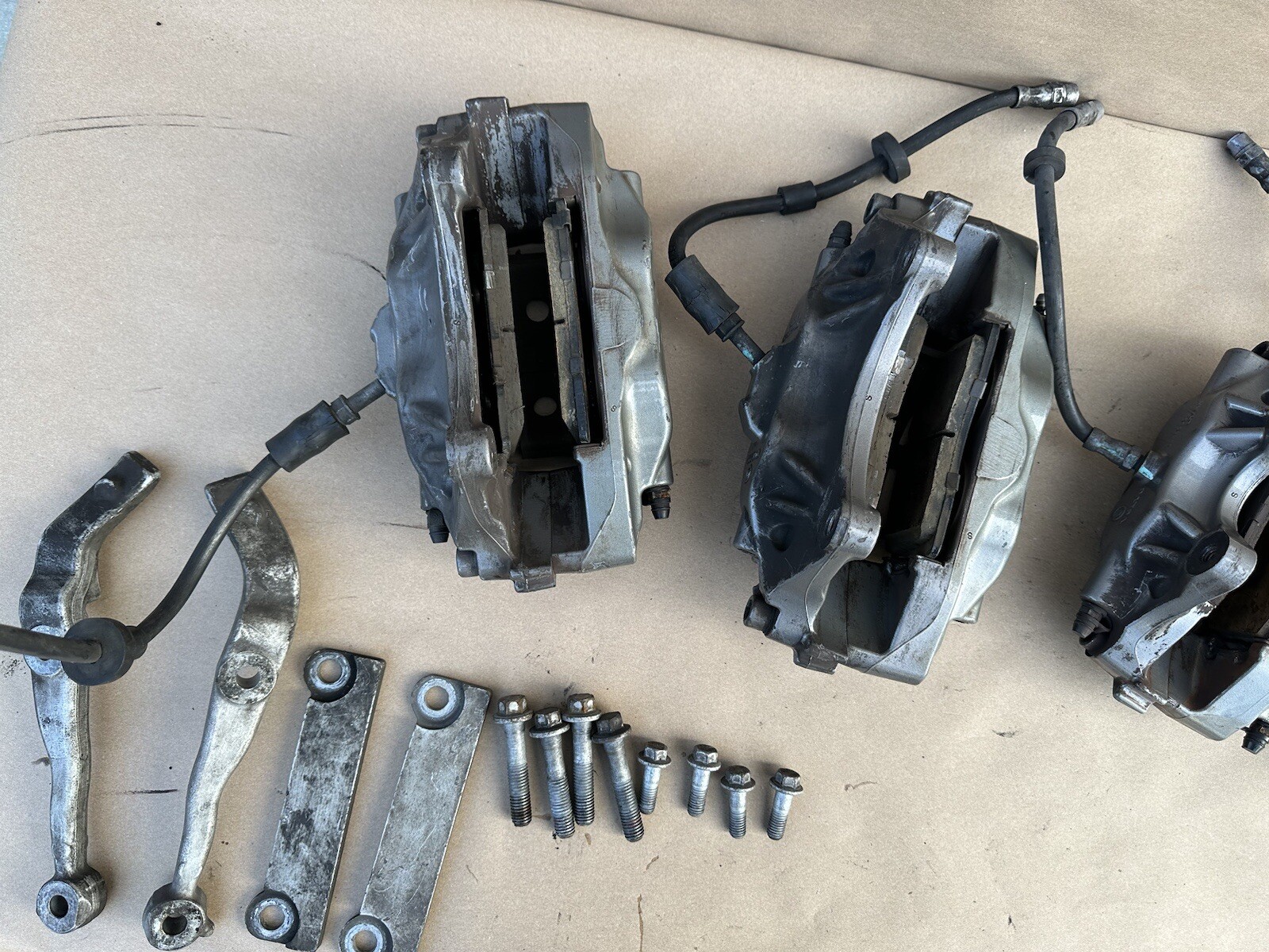 20042007 VOLVO S60R XC70R V70R OEM BREMBO BRAKE CALIPERS, FULL SET OF