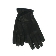 All Gloves Black Lambs Wool Lined Raised Seams Lined Leather Gloves S  L - NEW