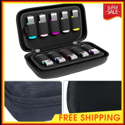 Storage Case Holder Shockproof Portable USB Carrying Bag for USB Flash Drive Pen