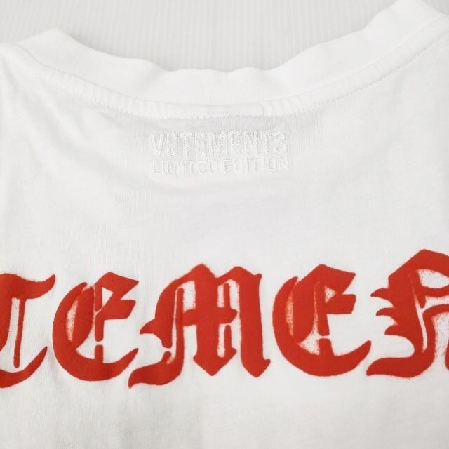 VETEMENTS アナーキーマーク Tシャツ　XS 美品 VIP【国内発】VETEMENTS ヴェトモン アナーキー Tシャツ