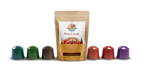 Monkey Business Coffee - Wild Ethical Kopi Luwak - Nespresso Pods - Indonesia - Picture 2 of 4