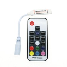 17key DC5-24V Mini RF Wireless Remote Controller For 3528 5050 RGB LED strip 1X
