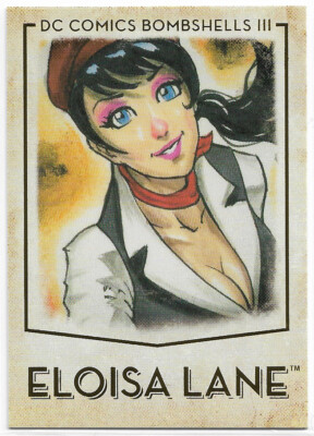 DC Comics Bombshells Series III (2019) ~ GOLD PARALLEL Base Card #14 Eloisa Lane