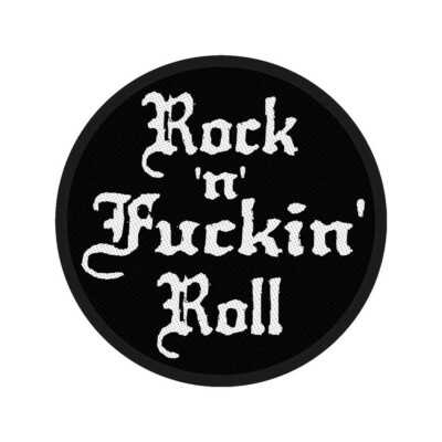 G Patch: ROCK 'N' FUCKIN' ROLL: and f*cking fucking-off fuck-off rock rude gift