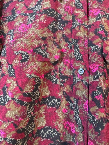 Equipment Femme Women's Long Sleeve Silk Button Down Shirt Floral Size S Small - Picture 4 of 14