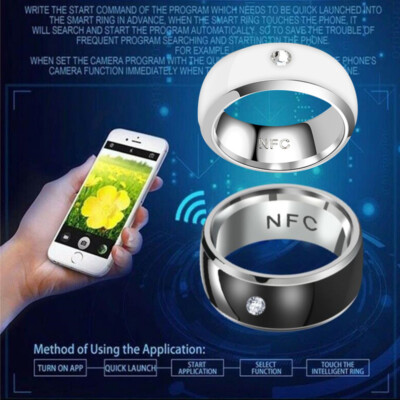 Nfc Multifunktional Wasserdichte Intelligente Ringe Smart Wear Finger Ziffer）  