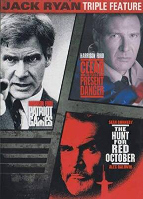 Jack Ryan 3 Pack (The Hunt for Red October / Patriot Games / Clear and Pr - GOOD