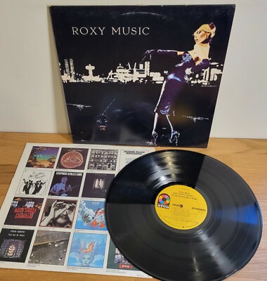 Roxy Music 1973 SD 36-134 Brian Eno LP With Original Inner Sleeve NM- Vinyl