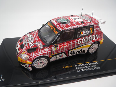 IXO Skoda Fabia S2000 #2 IRC Ypres Rally ''2009'' (Duval/Diraudet) 1:43 OVP!