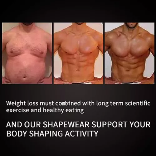 Corsetto superiore uomo miglior dimagrante body shaper trimmer controllo pancia serbatoio cintura maschio - Foto 14 di 31