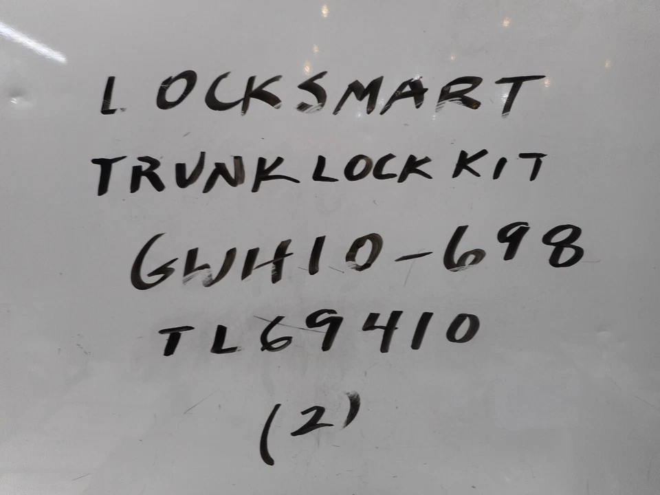 LOCKSMART TRUNK LOCK KIT TL69410 - Image 3 of 3